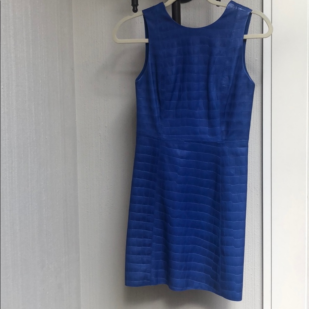 GENUINE LEATHER ALICE & OLIVIA DRESS